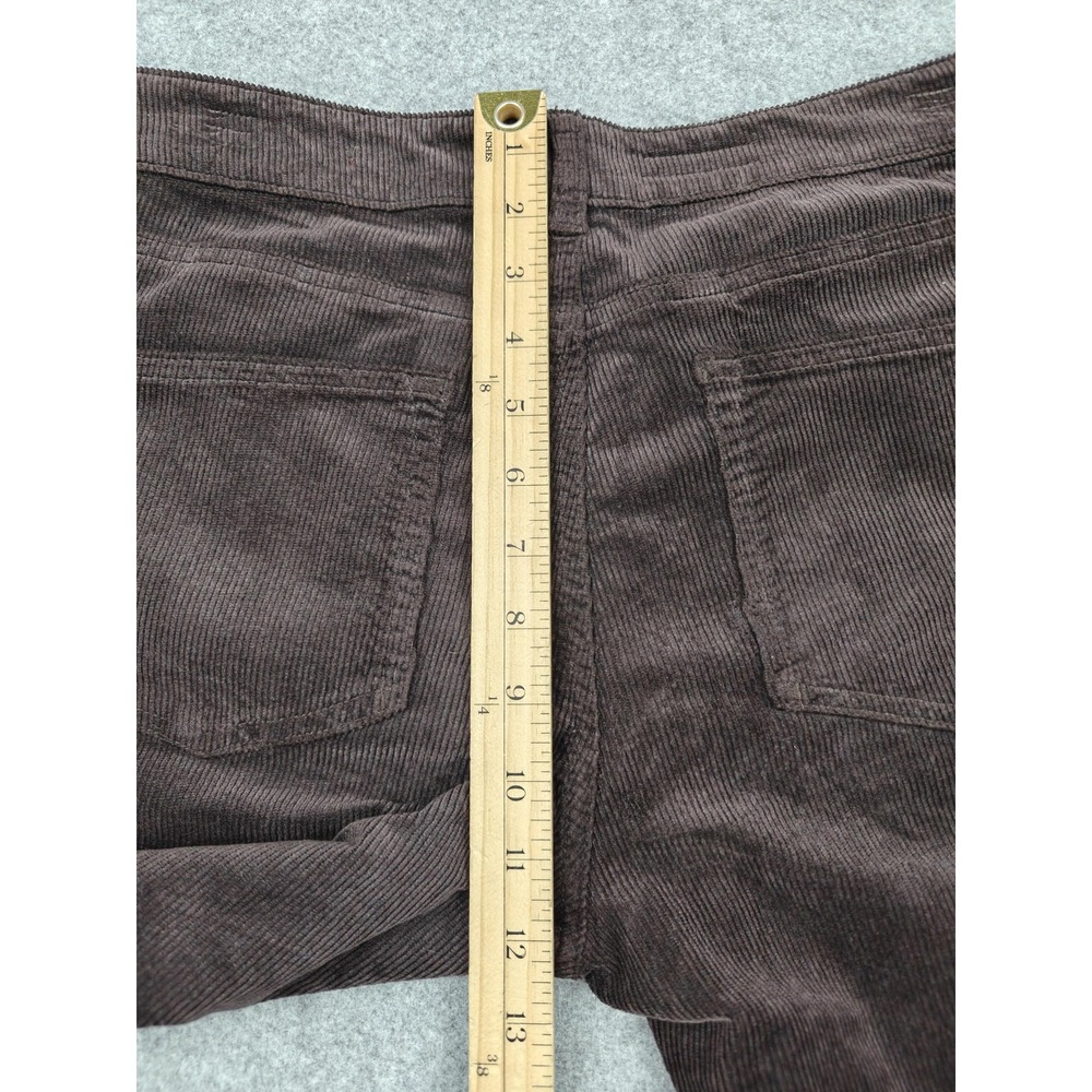 Pilcro Pants Womens 28 Petite Brown Corduroy Straight Leg Stretch Dress - Picture 9 of 11